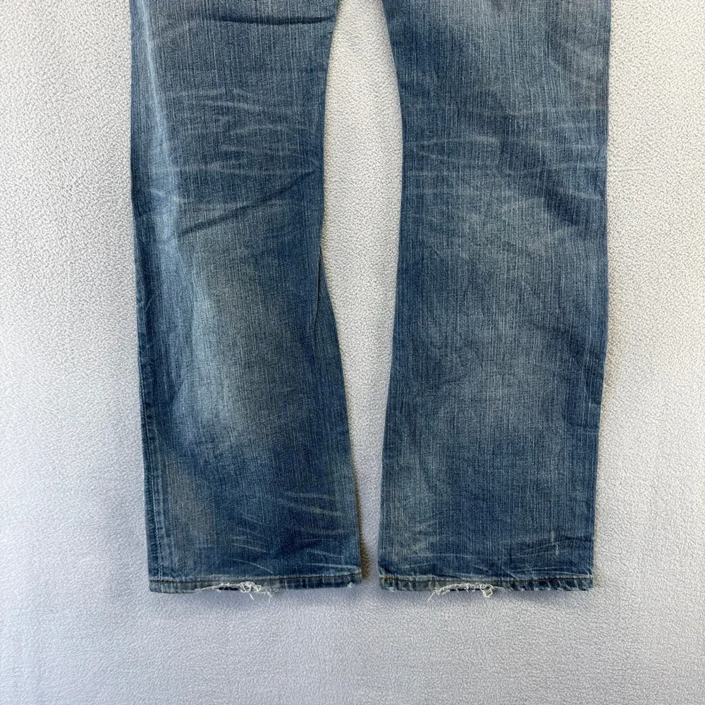 Vintage Levis Jeans men's 33x34 Fits 36x34 Blue baggy 512 Bootcut Faded y2k Dark